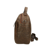 Vera Pelle 6542-CUOIO COGNAC Borsa a mano unisex Modello Avelon Gave Lux