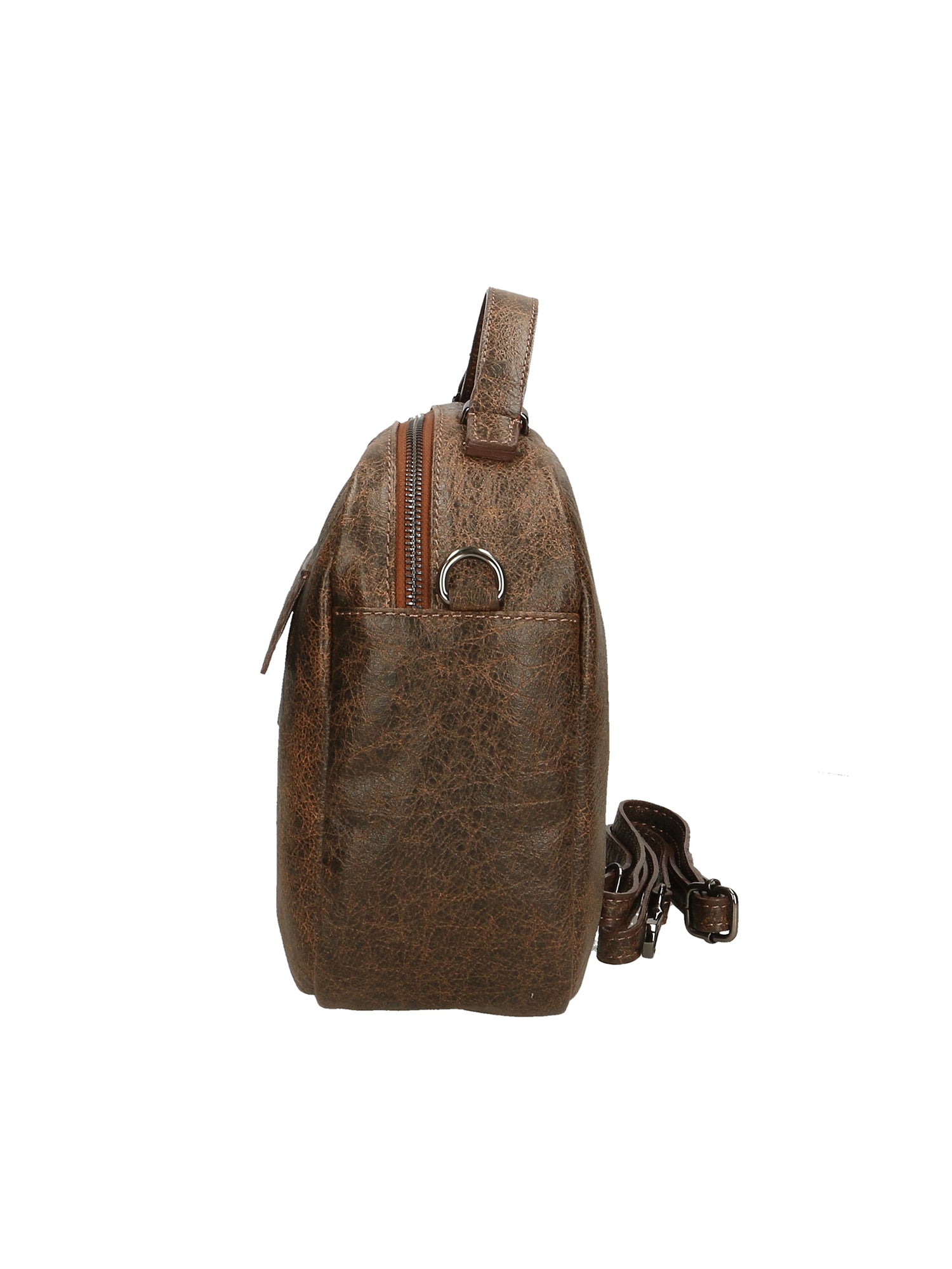 Vera Pelle 6542-CUOIO COGNAC Borsa a mano unisex Modello Avelon Gave Lux