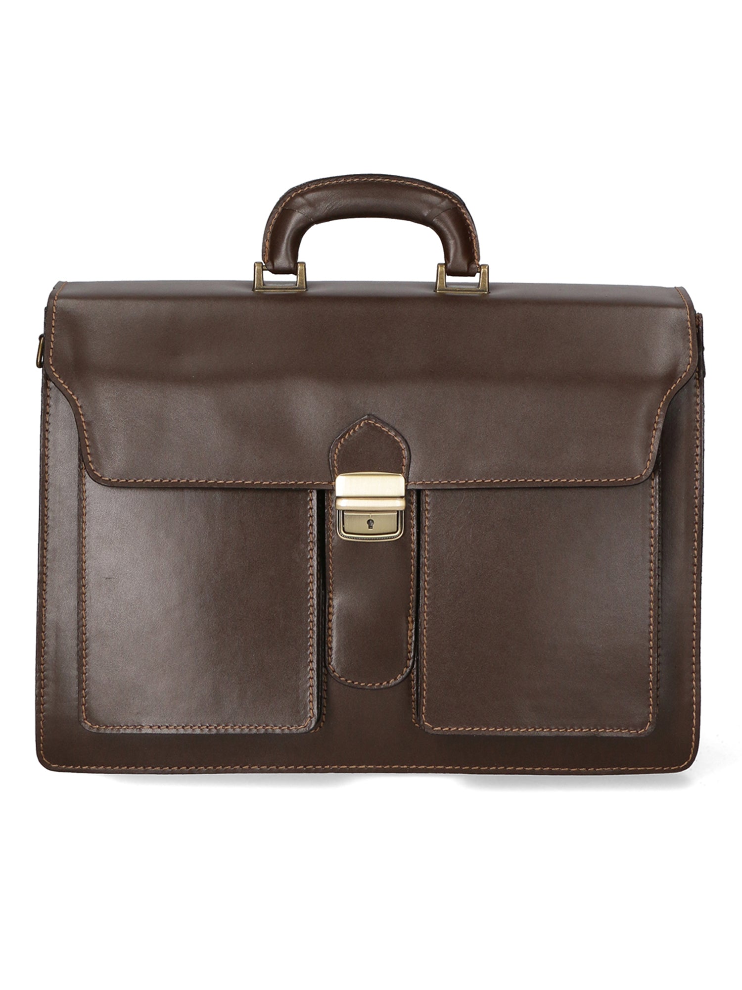 Enea Borsa da lavoro uomo Vera pelle 7001-T.MORO Gave Lux