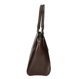 Fatima Borsa a mano da donna 100% pelle 9060-TMORO DARK BROWN Gave Lux
