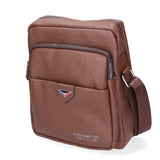 Borsa a tracolla uomo Pelle vegana PU PCL3026-LIGHT BROWN Northampton Polo Club