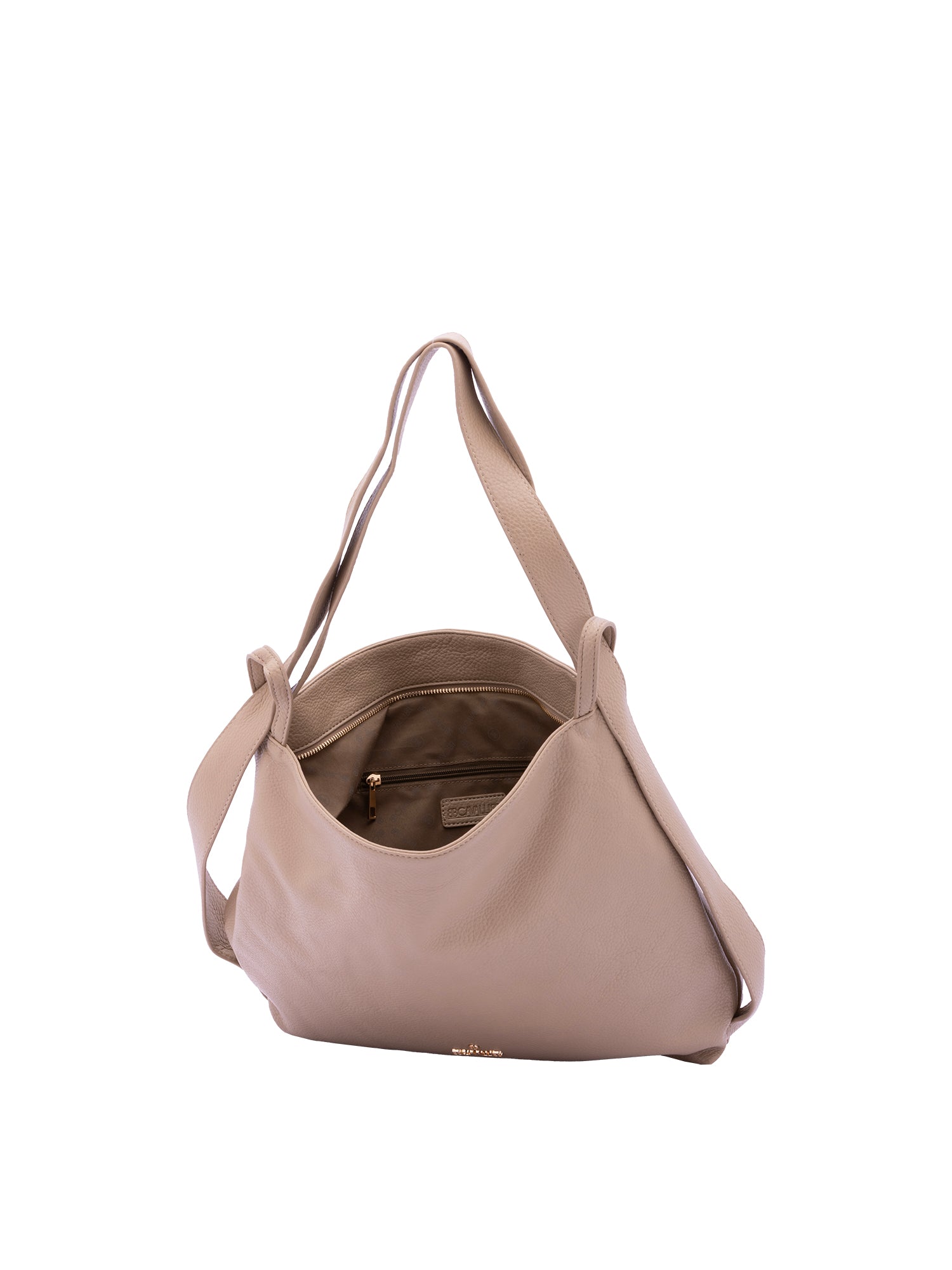 Borsa a spalla da donna Ecopelle e poliestere BC1407-BEIGE B Cavalli