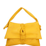 Borsa a spalla da donna Vera pelle 07171-S04 GIALLO Viola Castellani