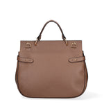 Novara Plus Borsa a mano da donna Vera pelle 564139-D11 TAUPE Gave Lux