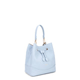 Borsa a mano da donna 100% pelle vegana PU 741-1PT-SKY BLUE Diana&co