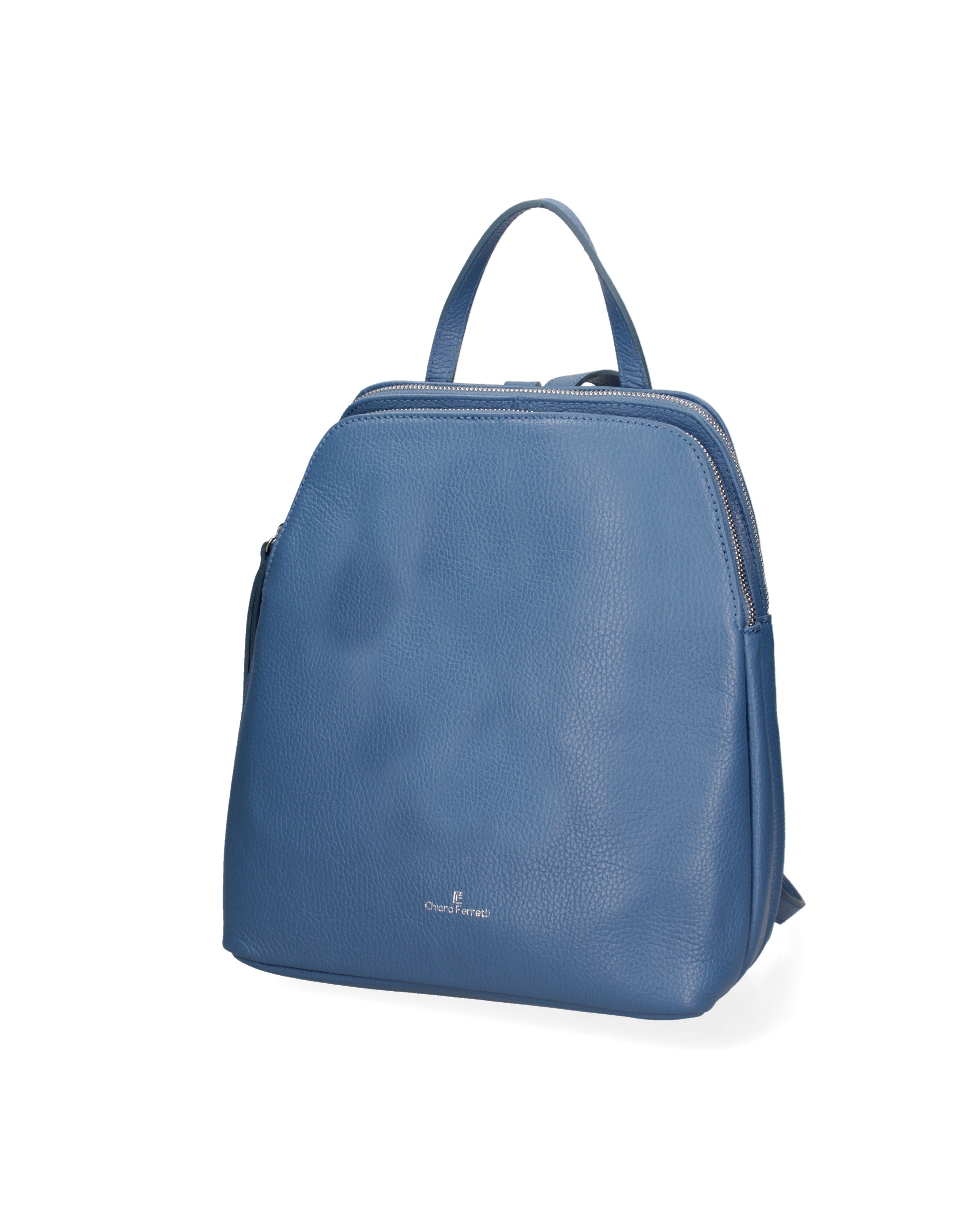 Seraphina Ultra 7925-D524 ROYAL BLU Zaino da donna in vera pelle Chiara Ferretti