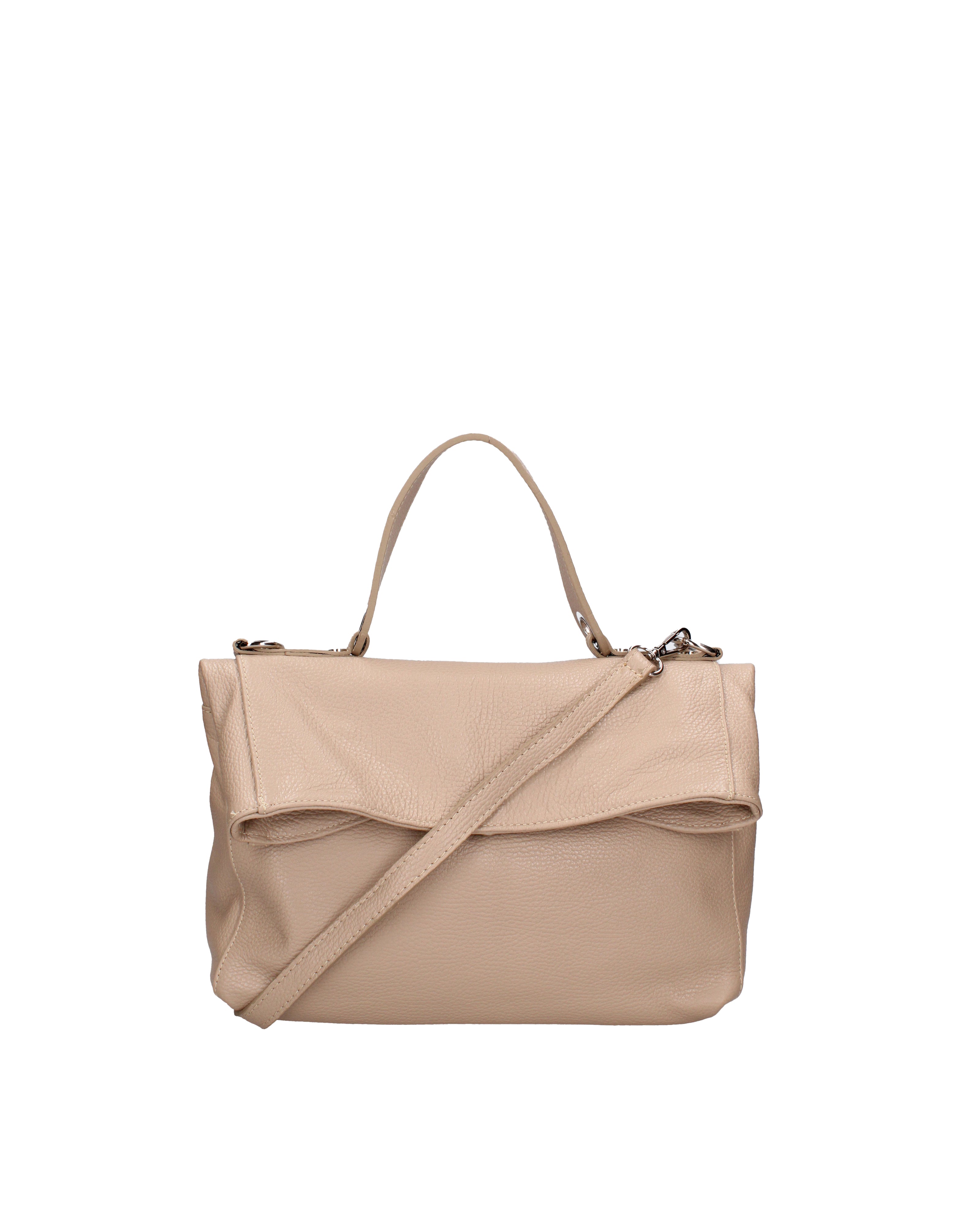 Borsa a spalla da donna Vera pelle 07159-D05 CAPPUCCINO Viola Castellani