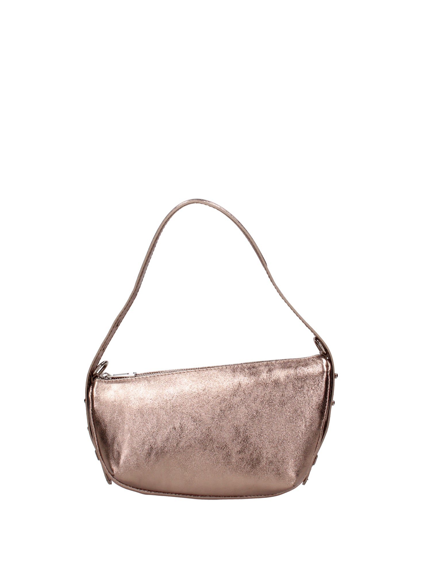 Borsa a spalla da donna Vera pelle e metallo 07228-L005 BRONZO Roberta Rossi