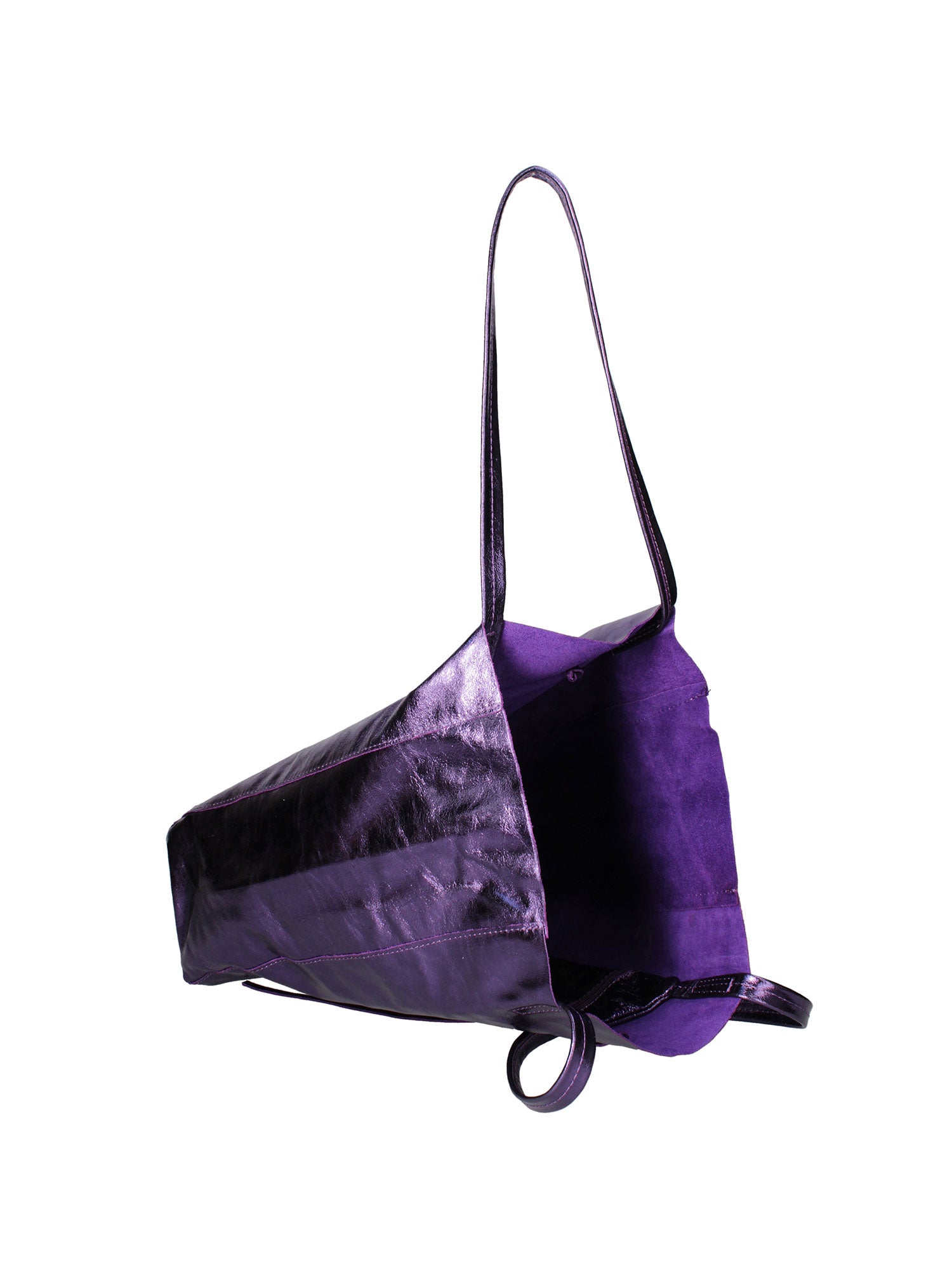 Íris Borsa a mano da donna Vera Pelle 07565-L013 VIOLA Gave Lux