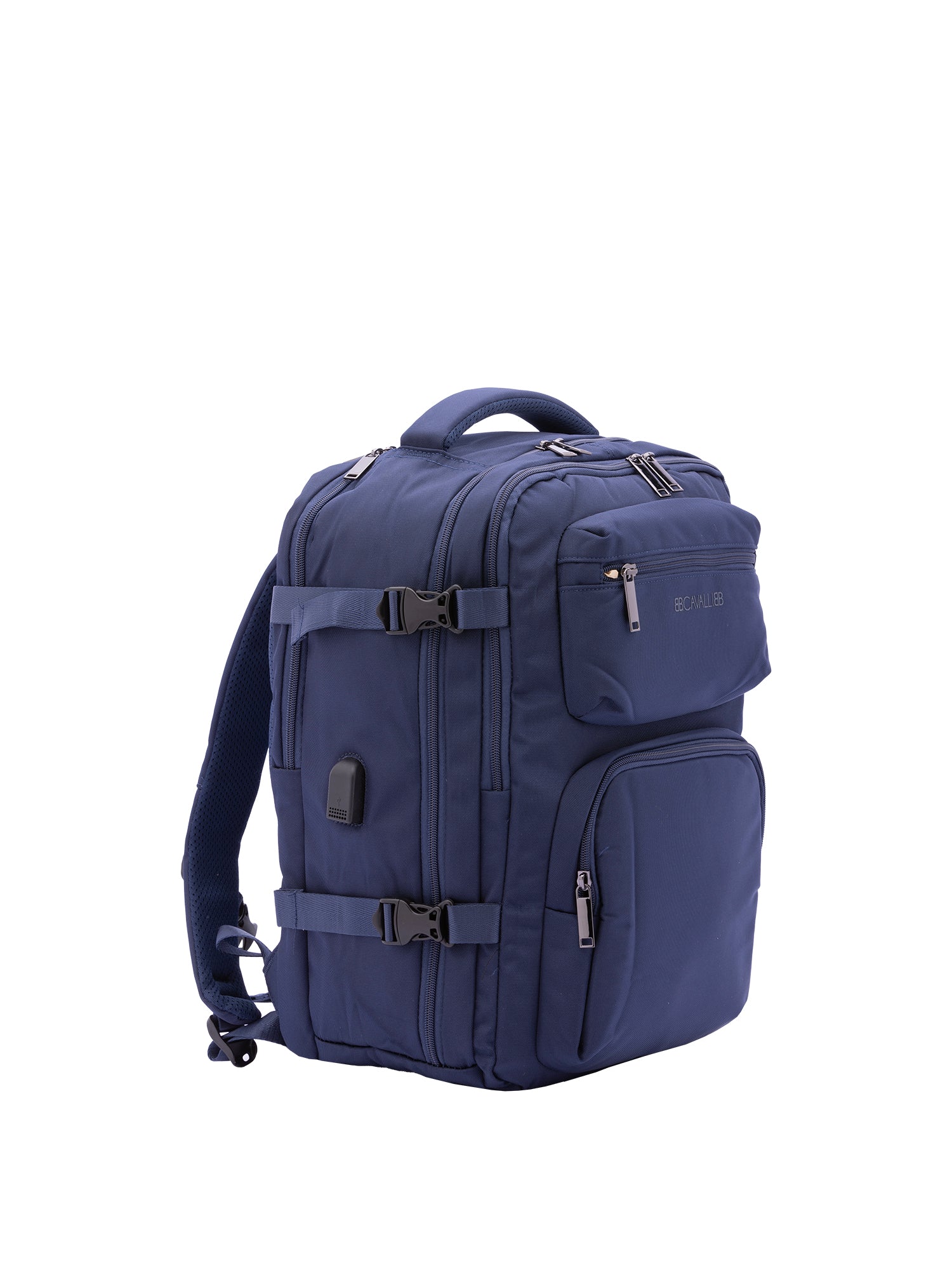 Zaino da uomo in poliestere Casual BC1330-BLU B Cavalli