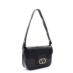 HERA Borsa a tracolla da donna Ecopelle VC-209-NERO 19V69 Italia