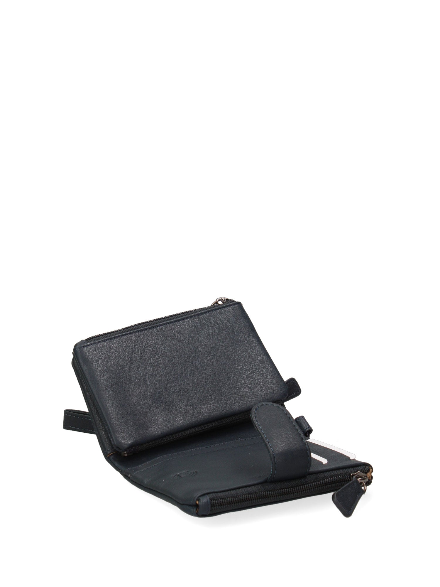 Portafoglio donna in vera pelle Casual LB7702-29-NAVY Laura Biagiotti