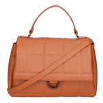 Viola Borsa a mano da donna Vera Pelle 06862-S17 CUOIO SCURO Gave Lux