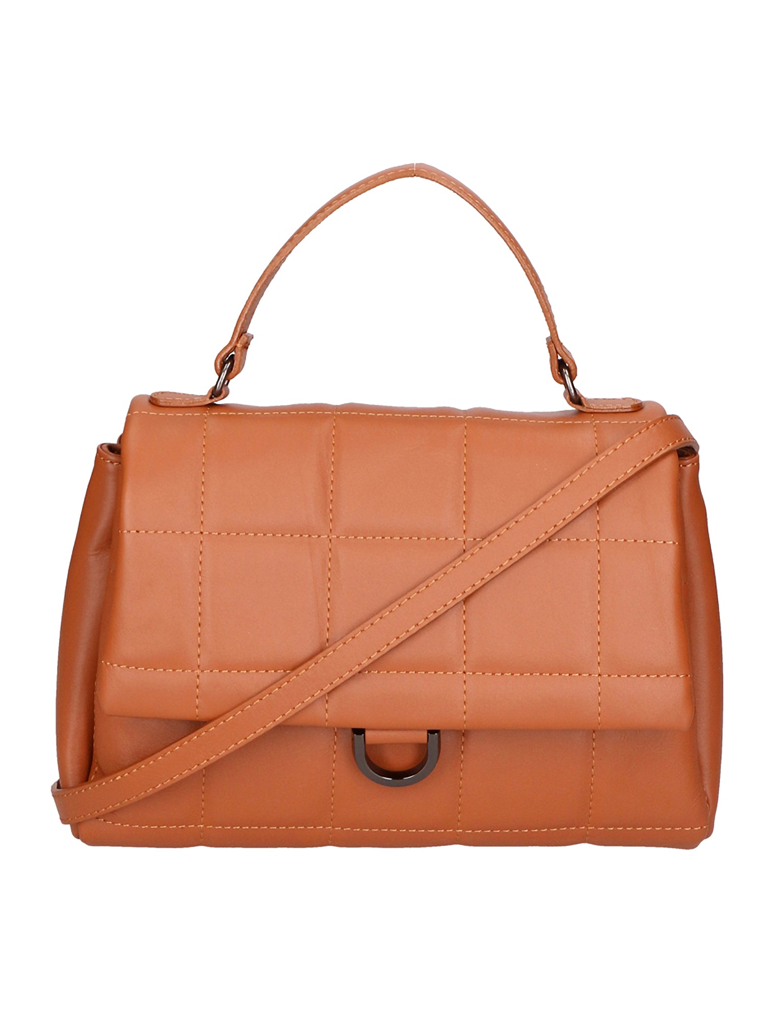 Viola Borsa a mano da donna Vera Pelle 06862-S17 CUOIO SCURO Gave Lux