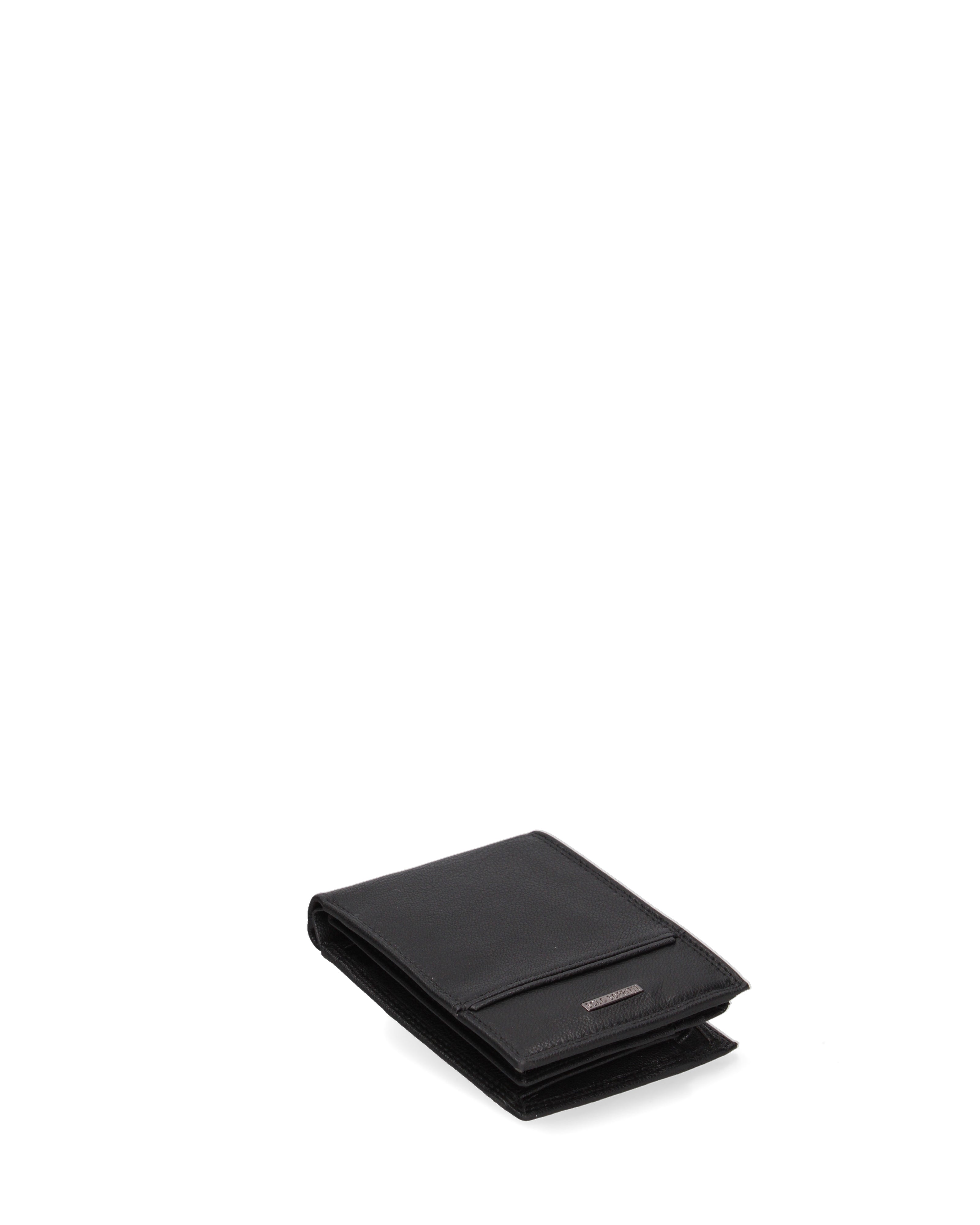 Portafoglio uomo in vera pelle Casual K35355P029-NERO Solo Soprani