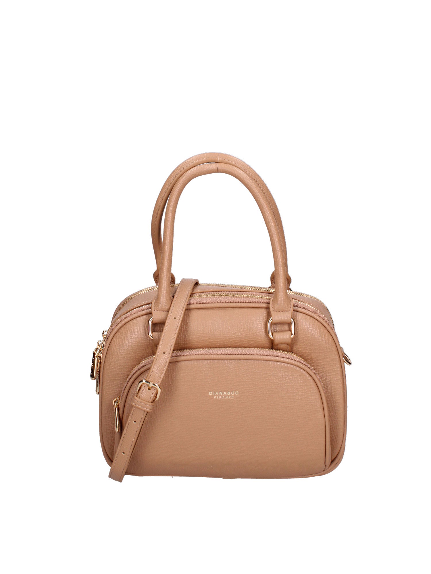 Borsa a mano da donna Ecopelle 601-4-CAMEL Diana&co