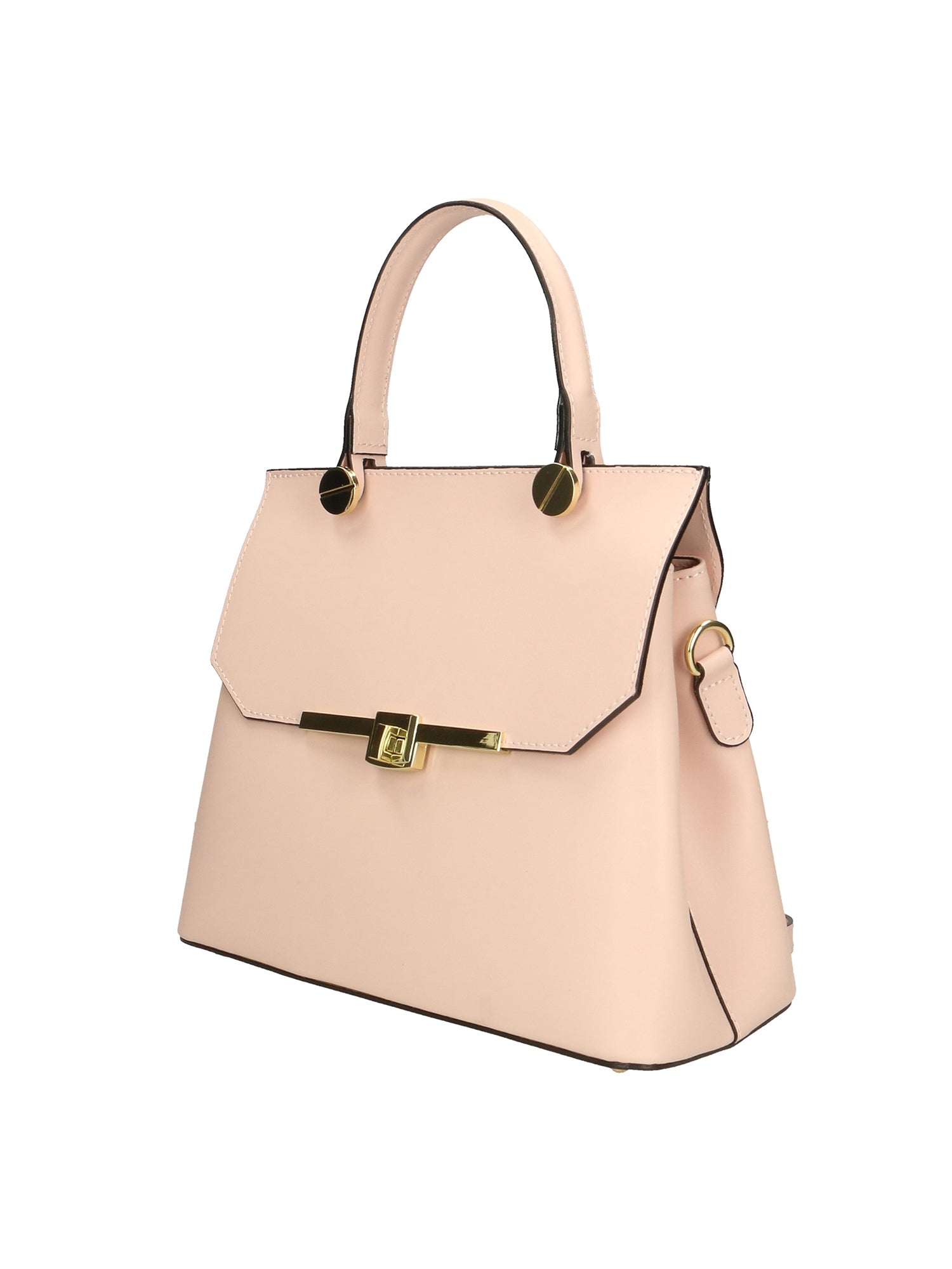 Borsa a mano da donna 100% vera pelle 7708-L105 ROSA Gave Lux