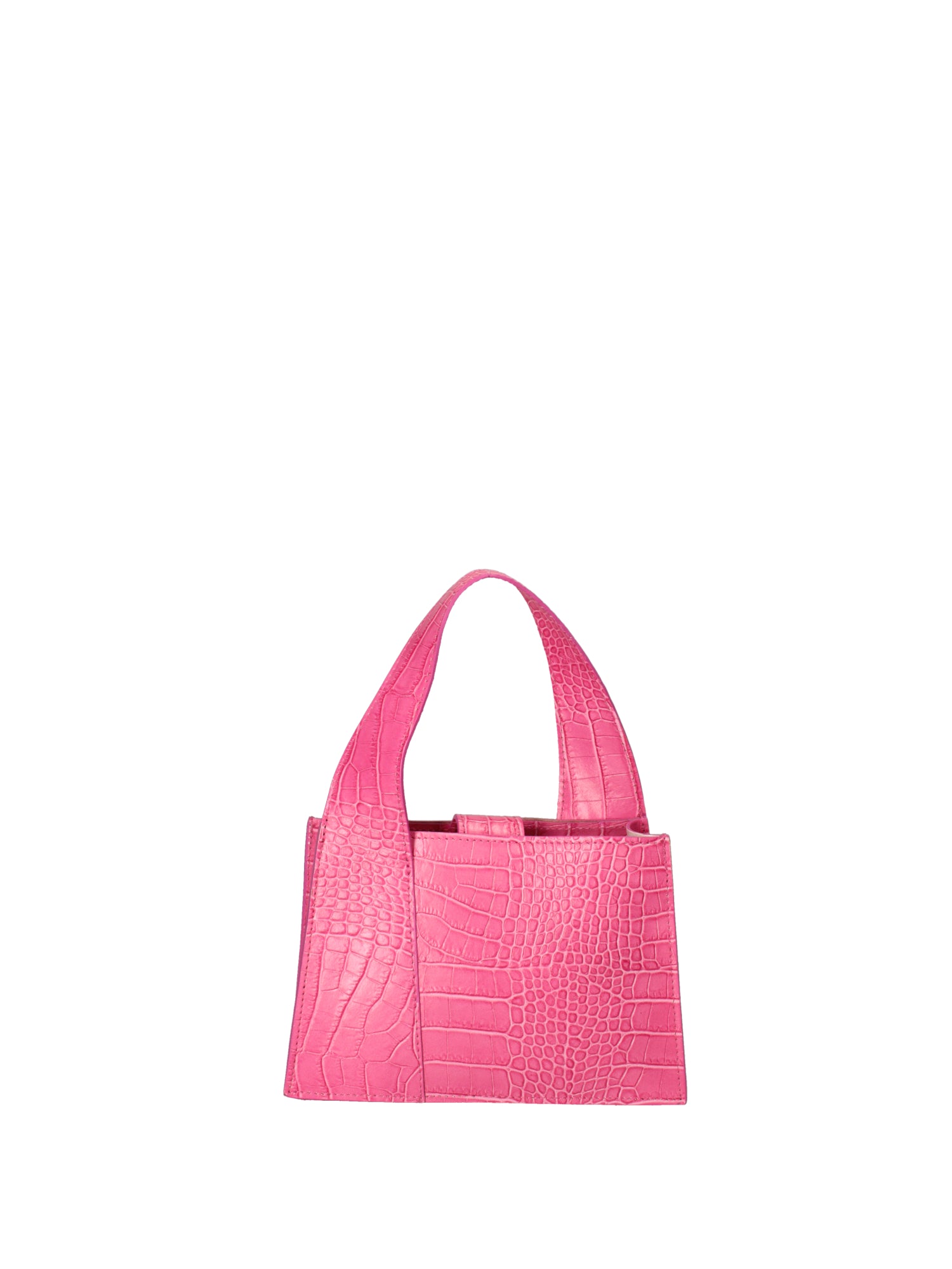 Borsa a mano da donna Vera pelle effetto cocco 07220-C02 FUXIA Roberta Rossi
