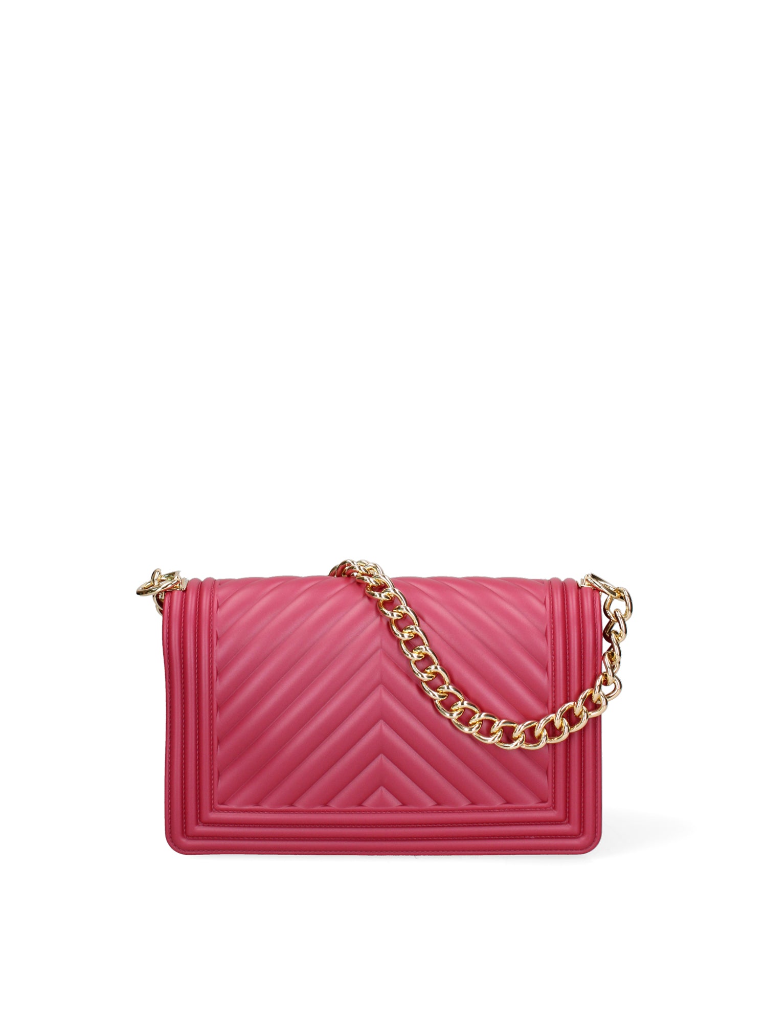 Borsa a mano da donna 100% Pvc FLAT-M 24-CHERRY - GOLD Marc Ellis