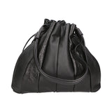 Nunzia Borsa a spalla da donna Vera pelle 576042-NERO BLACK Gave Lux