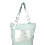 Borsa a spalla da donna Vera pelle 07312-D42 CIELO+L034 Roberta Rossi