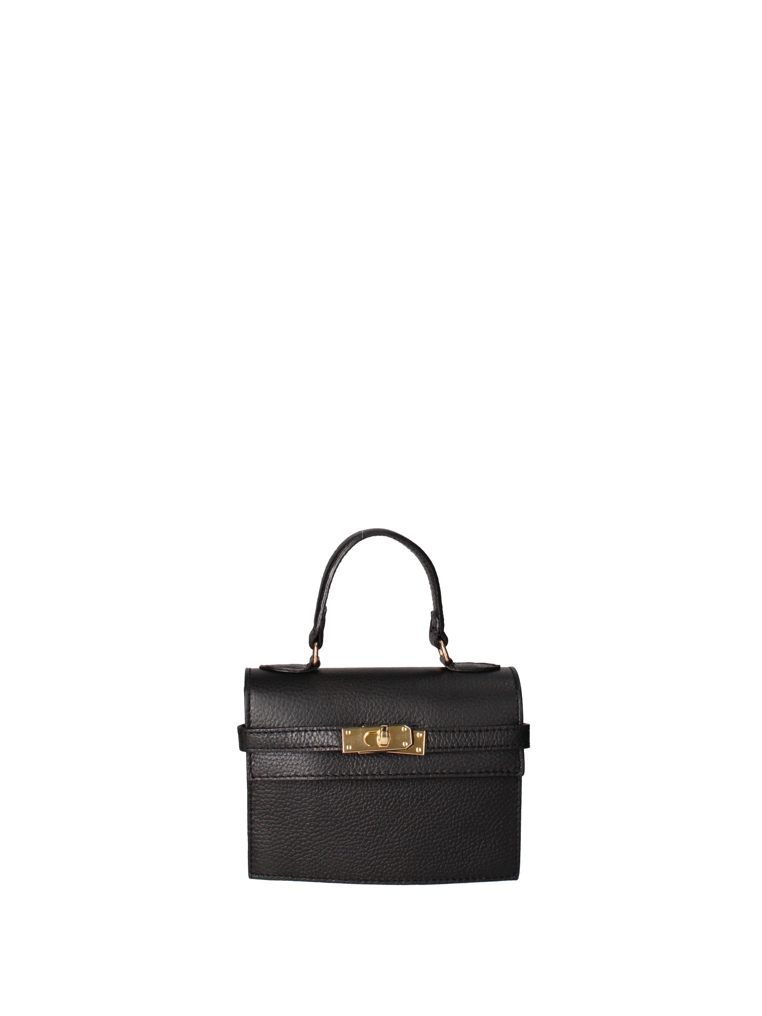 Borsa a mano da donna Vera pelle 07161-D28 NERO Roberta Rossi