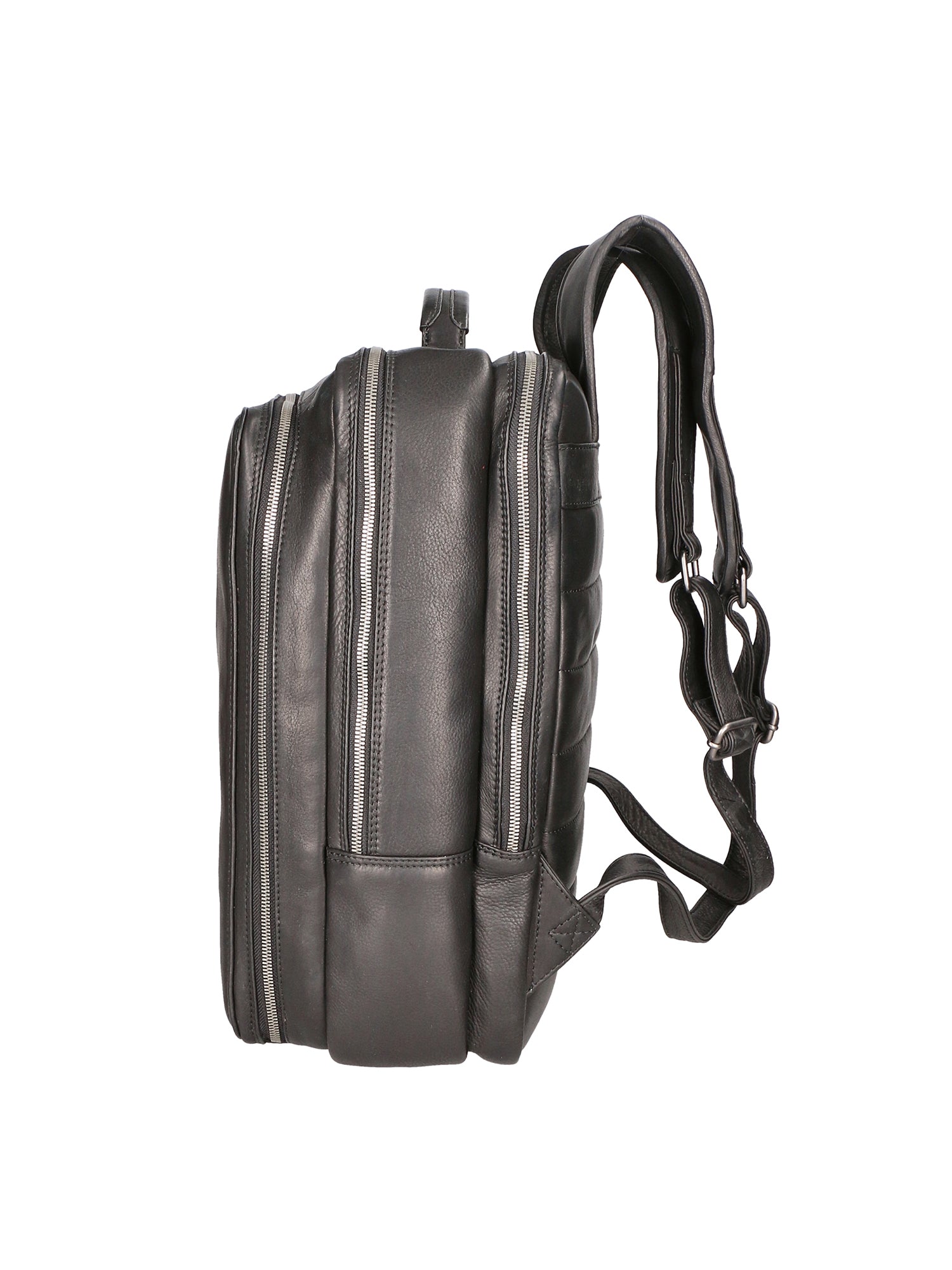 Zaino da uomo in vera pelle RFID HILB-3365-NERO Hill Burry