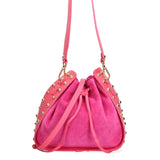 Ravello Borsa a spalla da donna Vera pelle 8977-FUXIA Gave Lux