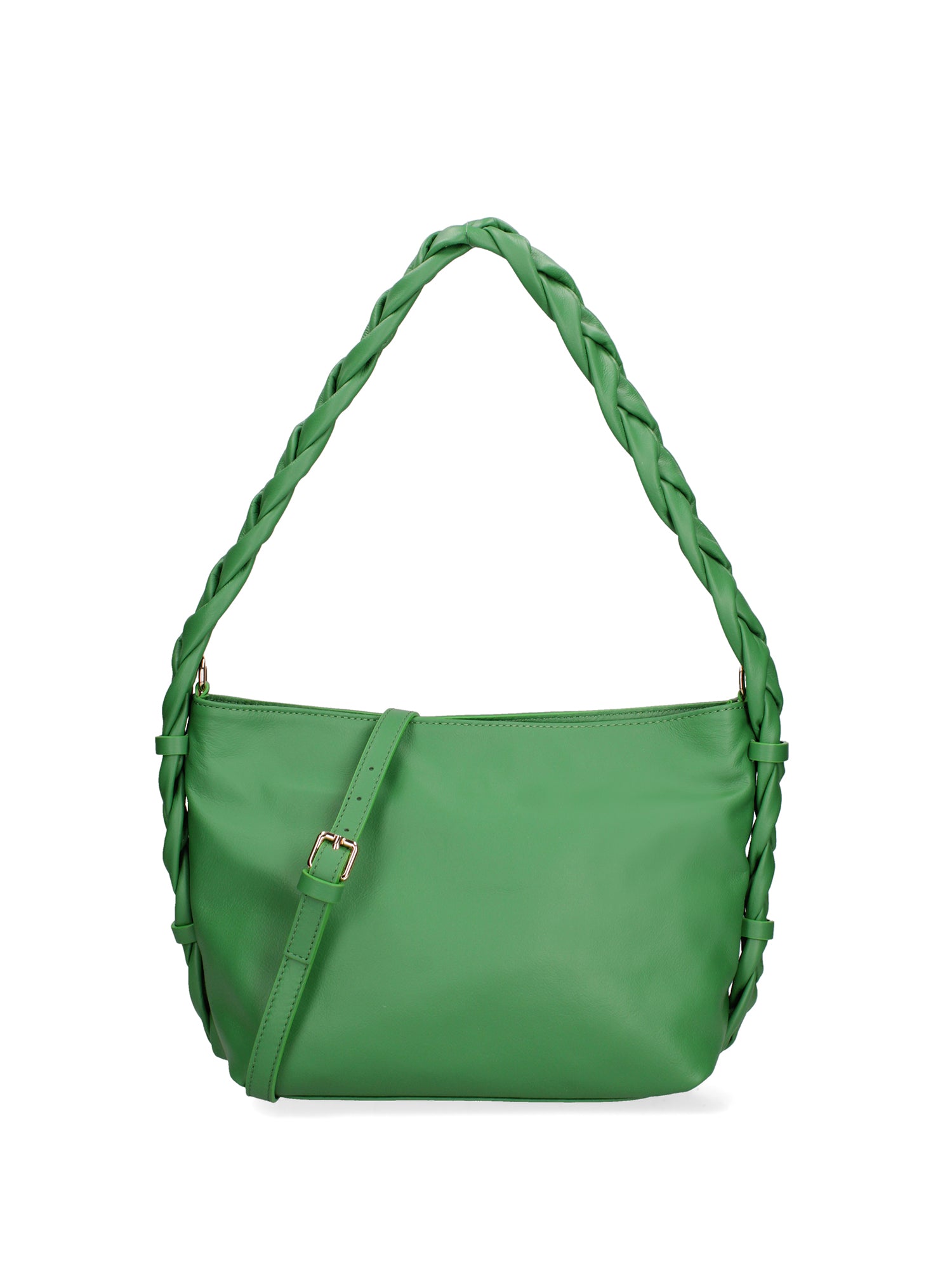 Isara Borsa a spalla da donna Vera pelle 07170-S47 VERDE MELA Gave Lux