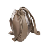 Nunzia Borsa a spalla da donna Vera pelle 576042-TAUPE Gave Lux