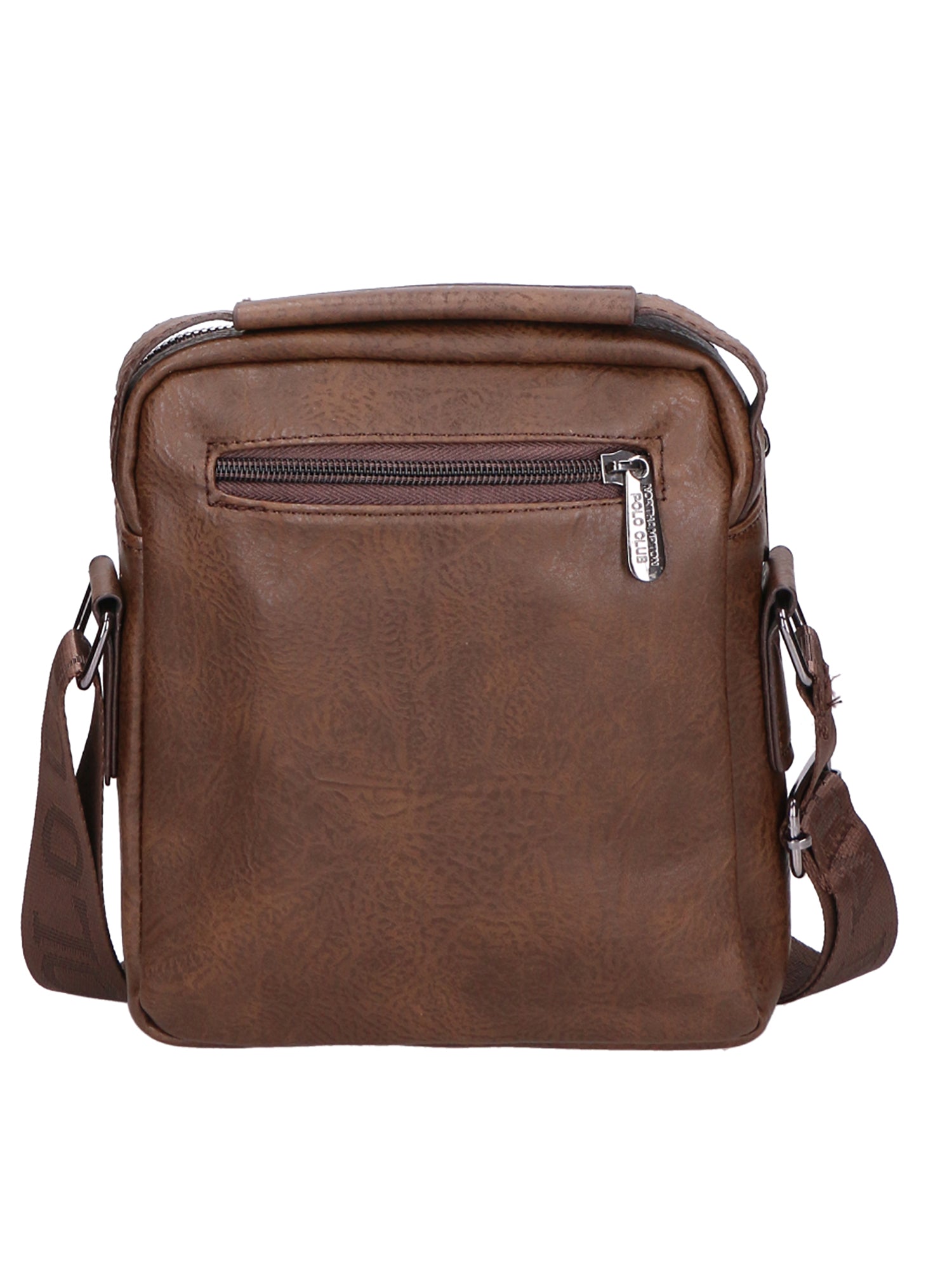 Borsa a tracolla uomo 100% pelle PU PCL3056-COFFEE Northampton Polo Club