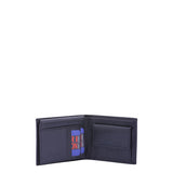 Portafoglio da uomo in vera pelle Casual CC408-292-BLU Coveri Collection