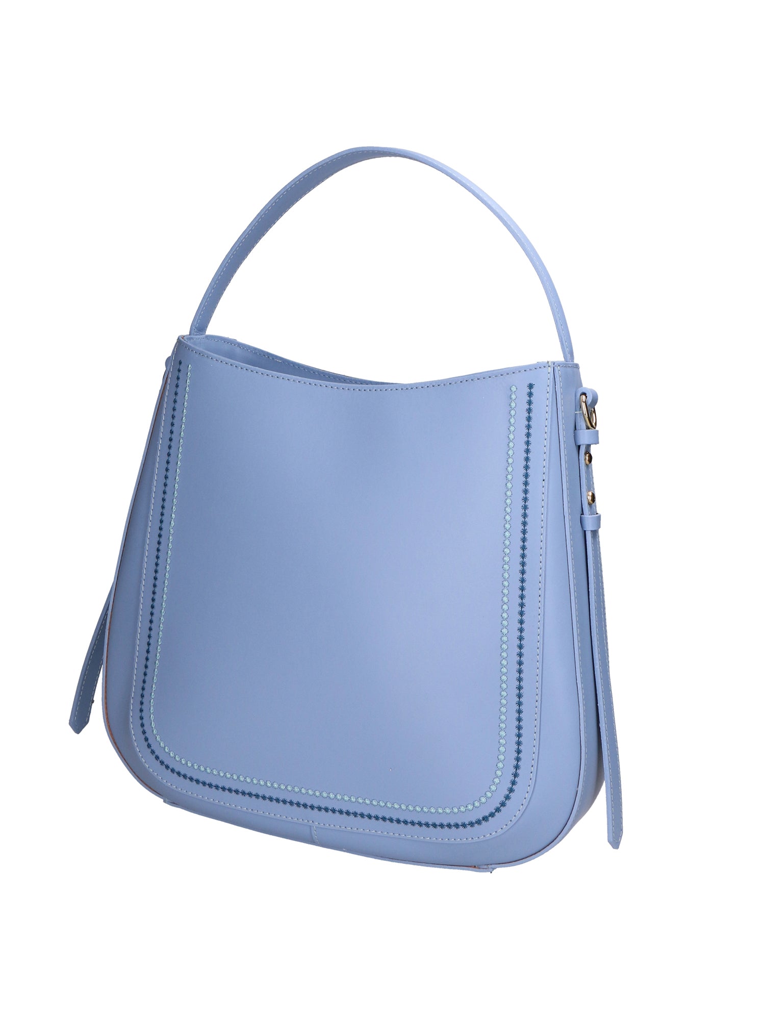 Gisella Borsa a mano da donna Vera pelle 05933-L220 AZZURRO Gave Lux