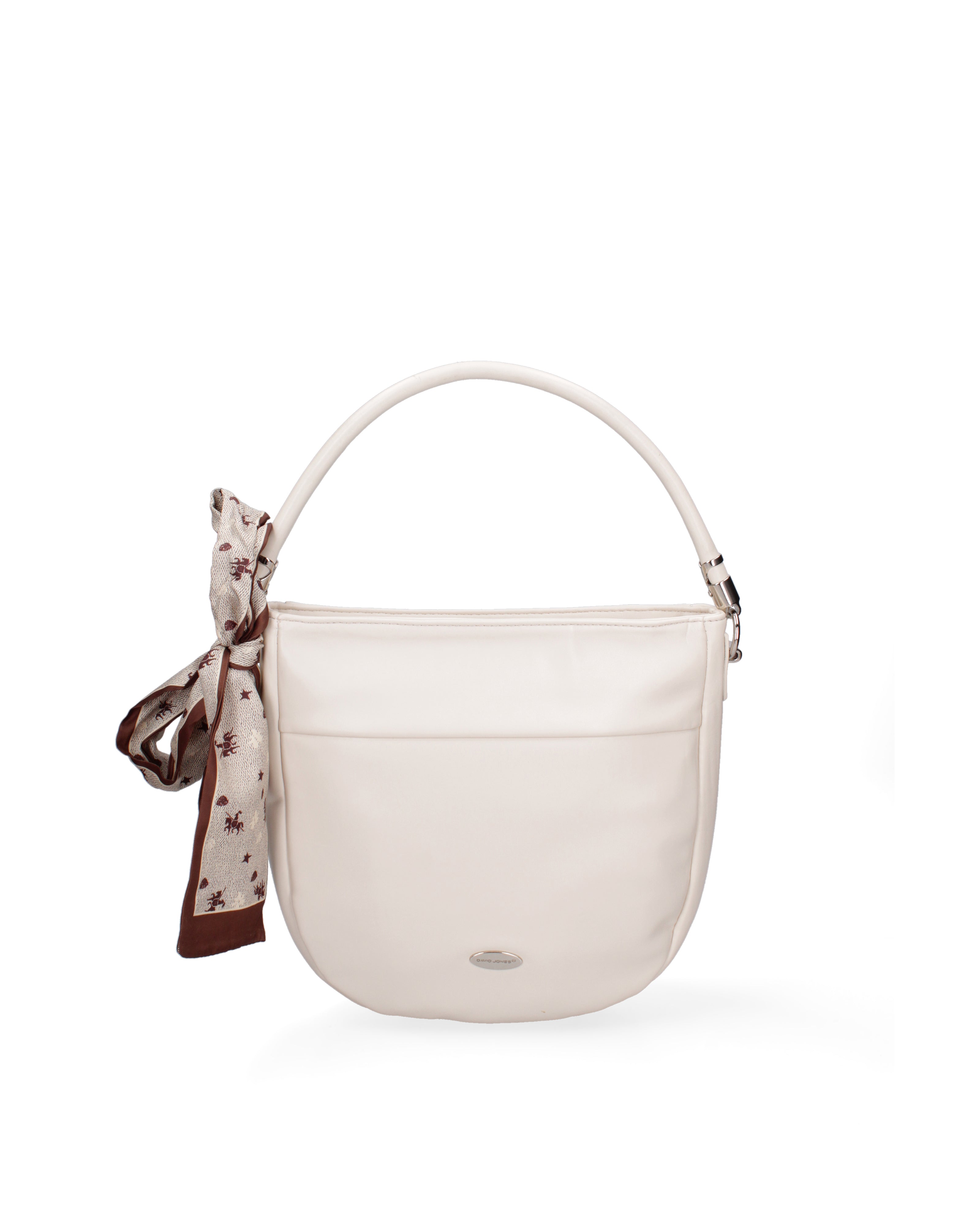 Borsa a mano da donna Ecopelle vegana CM6486-IVORY David Jones