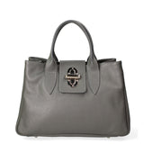 Ascoli Borsa a mano da donna Pelle stampata cocco 7718-D27 CENERE Gave Lux
