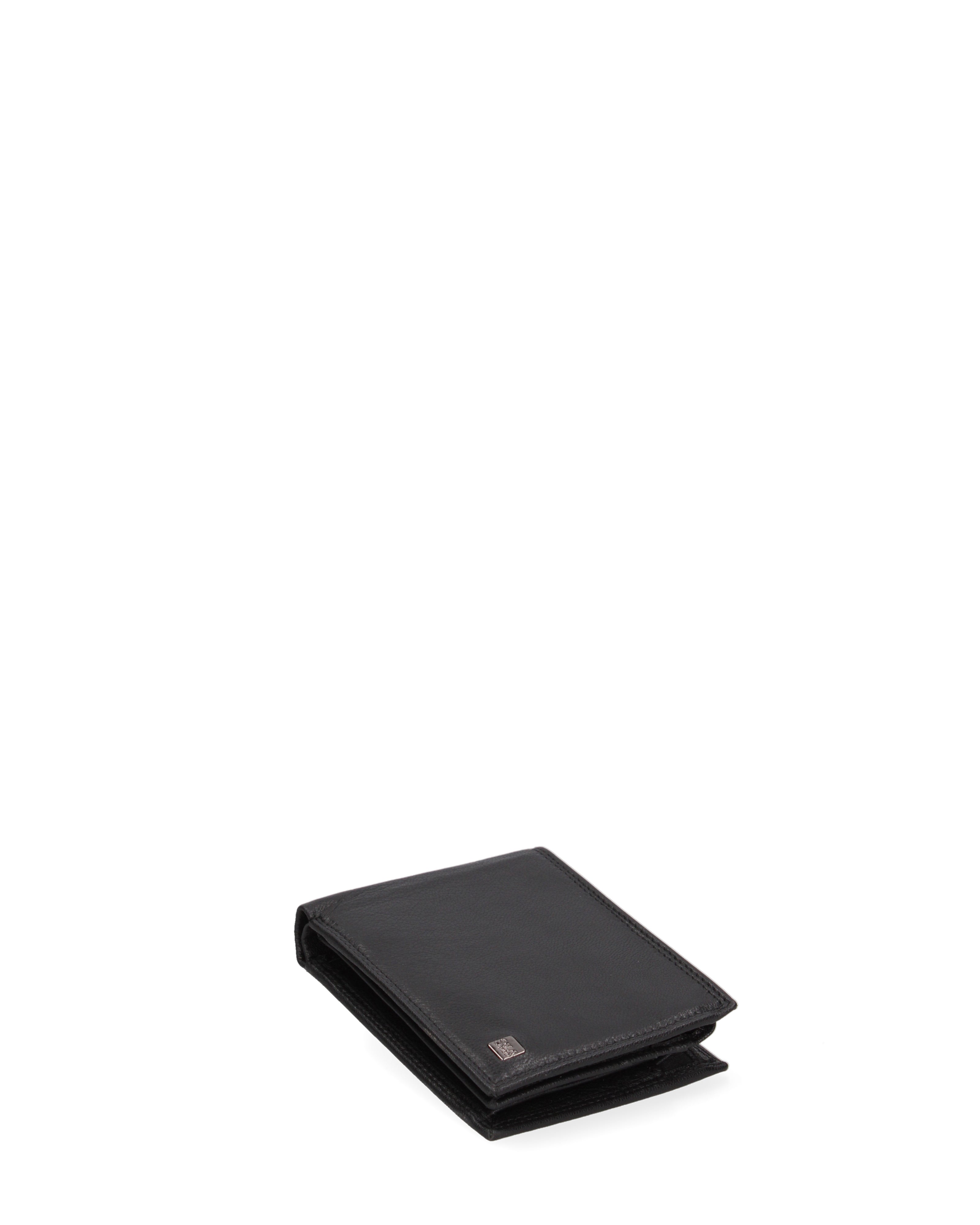 Portafoglio uomo in vera pelle Casual K35358P029-NERO Solo Soprani