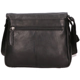 Borsa a tracolla unisex Made in Italy Vera pelle SN5863047-BLACK Santini Firenze