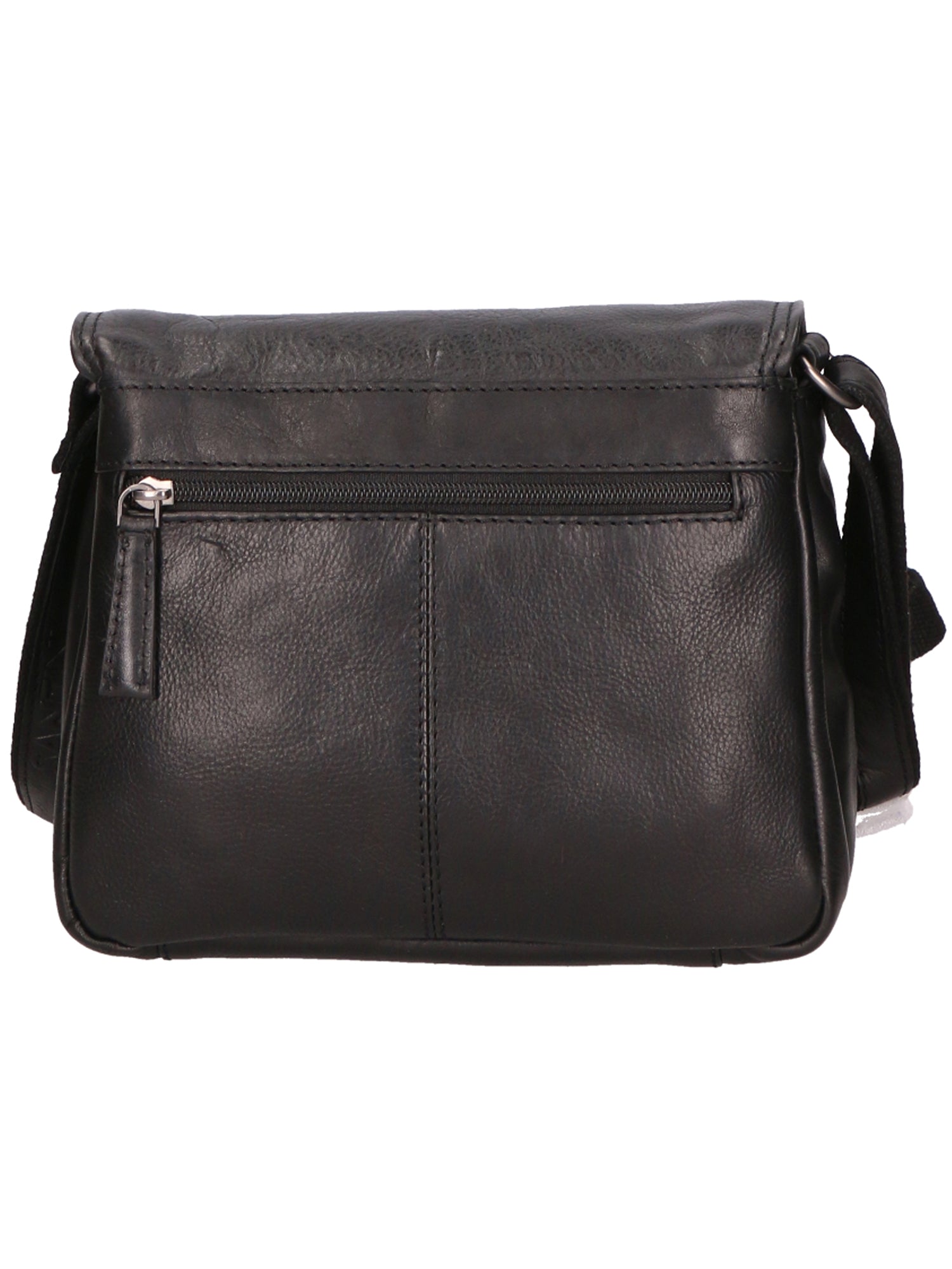 Borsa a tracolla unisex Made in Italy Vera pelle SN5863047-BLACK Santini Firenze