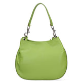 Borsa a spalla da donna Vera pelle 07316-D12 VERDE Roberta Rossi