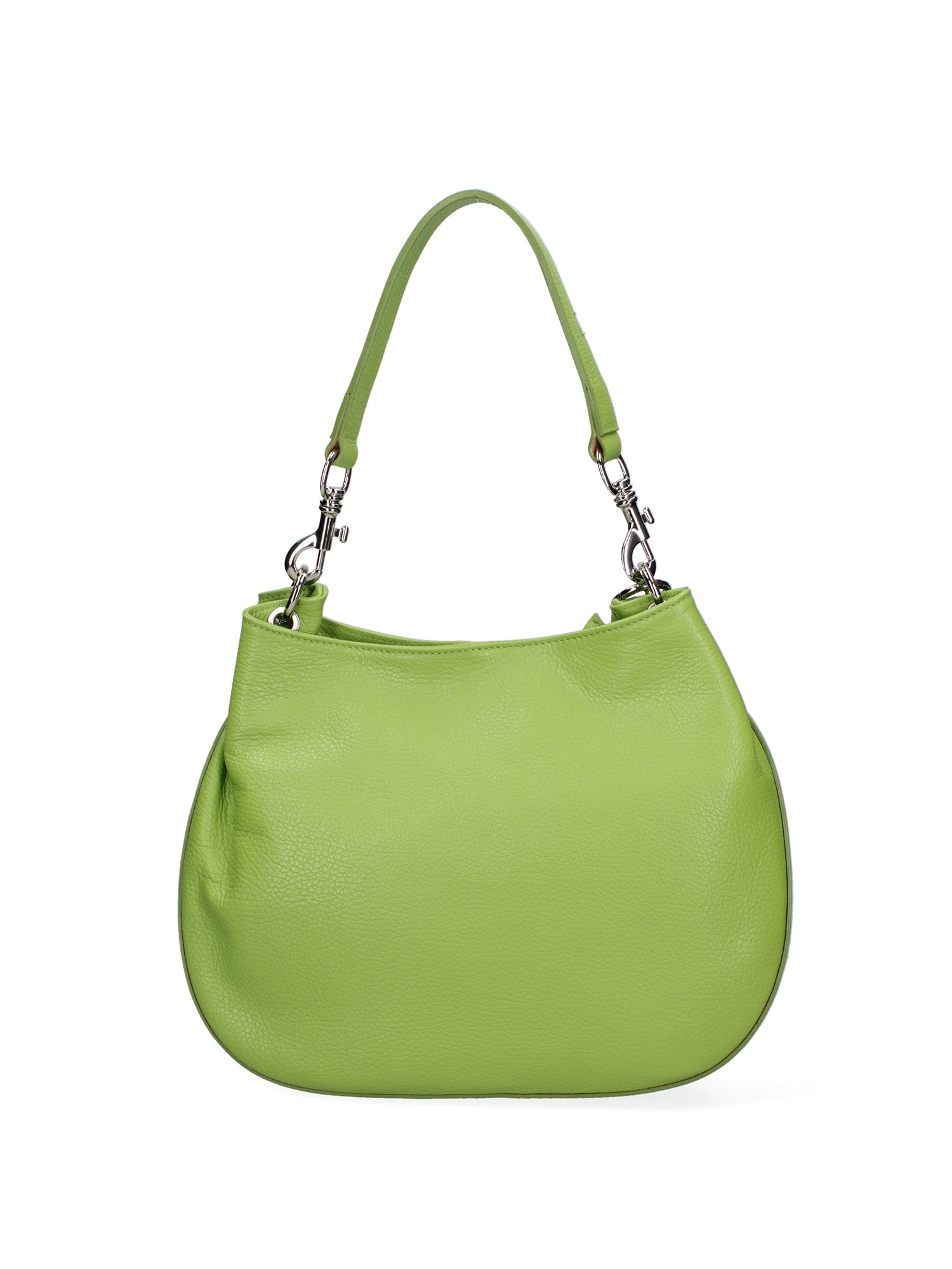 Borsa a spalla da donna Vera pelle 07316-D12 VERDE Roberta Rossi
