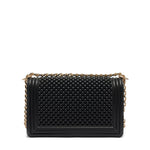Borsa a mano da donna 100% Pvc FLAT M BALL-BLACK + BRUSH GOLD Marc Ellis