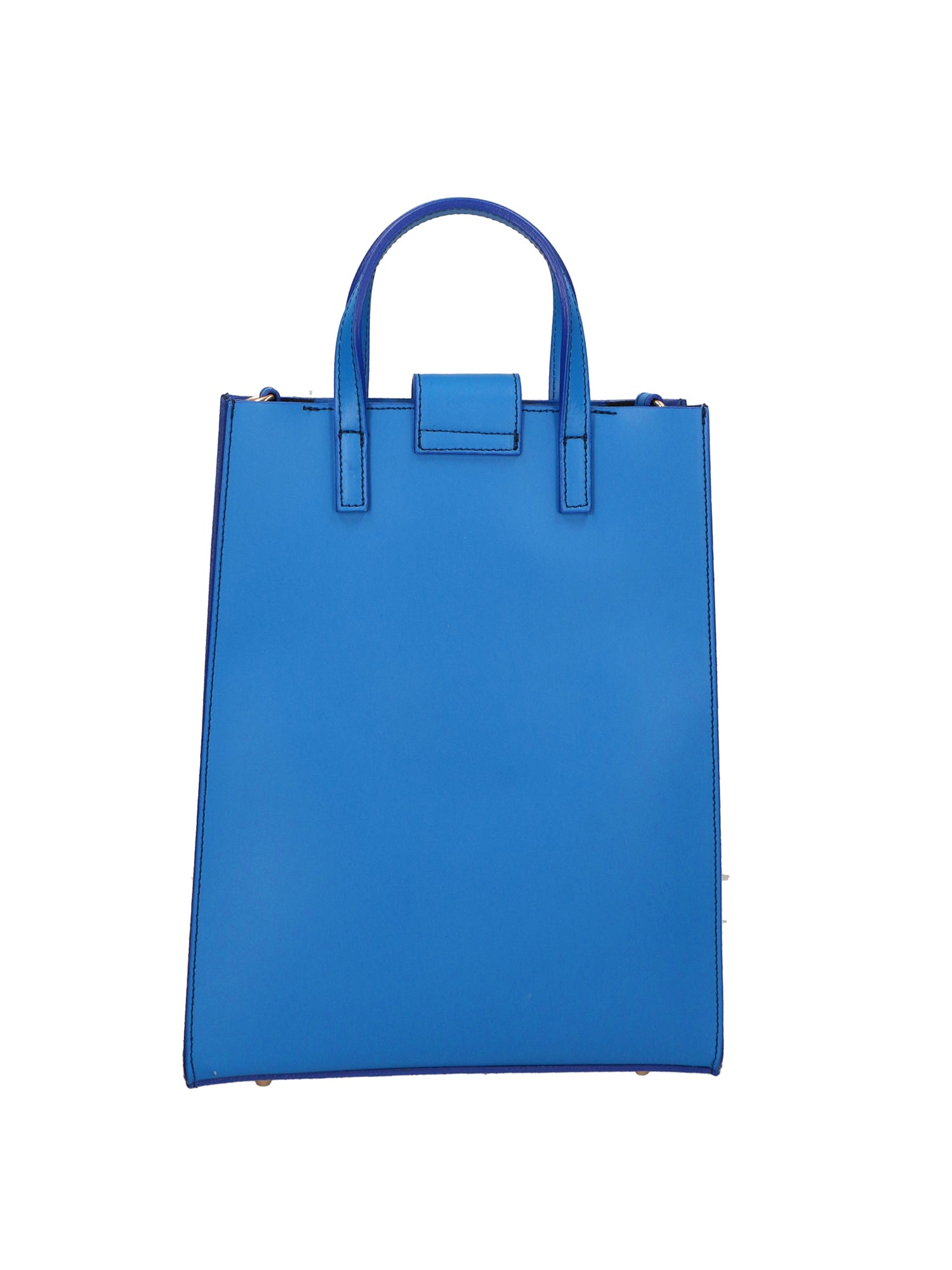 Giuseppina Borsa a mano da donna Vera pelle 05990-L222 BLU ASTER+18 BLU Gave Lux