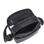 Borsa a tracolla uomo vera pelle Casual PC3336-NERO Northampton Polo Club
