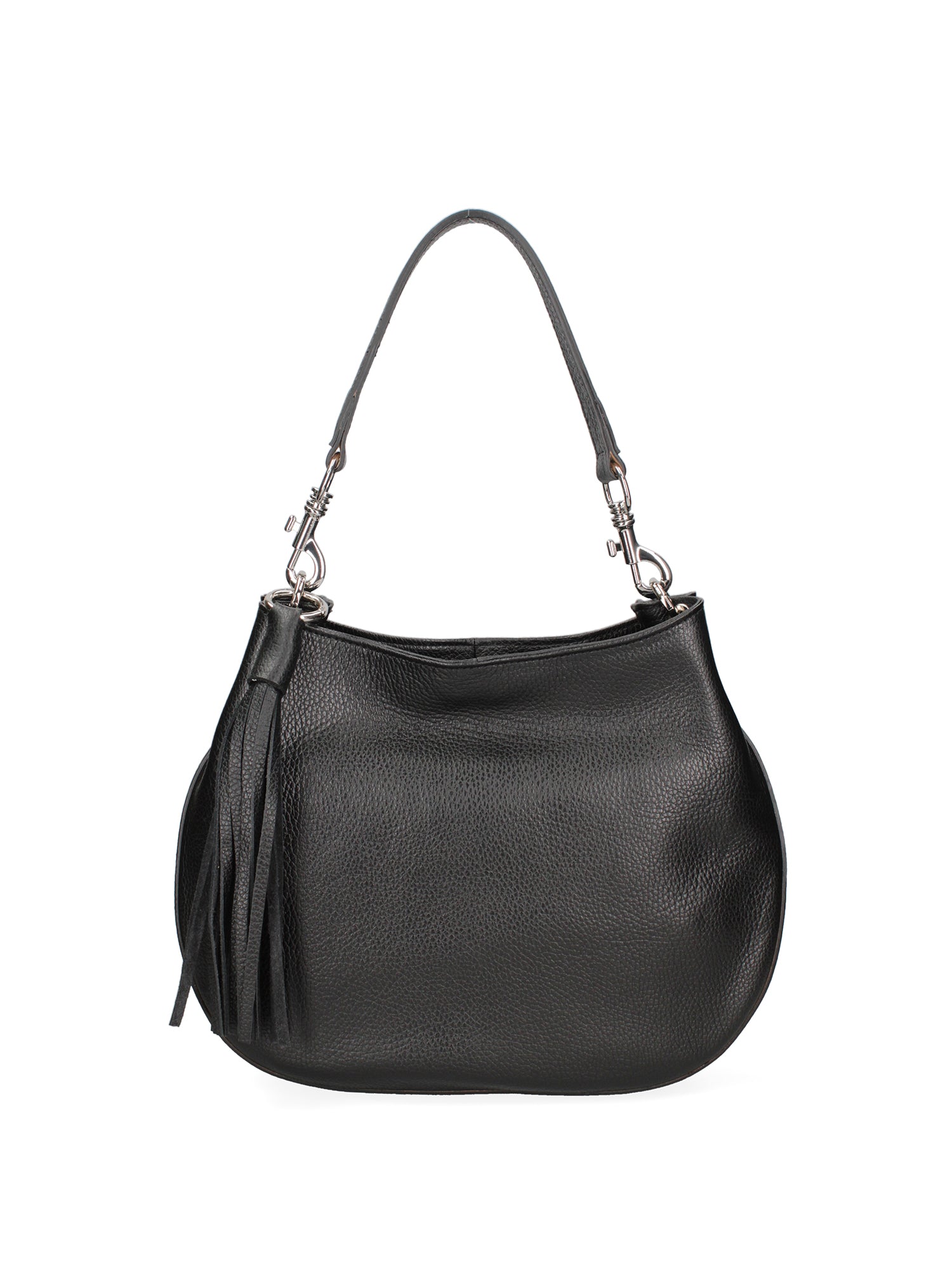 Borsa a spalla da donna Vera pelle 07316-D28 NERO Roberta Rossi