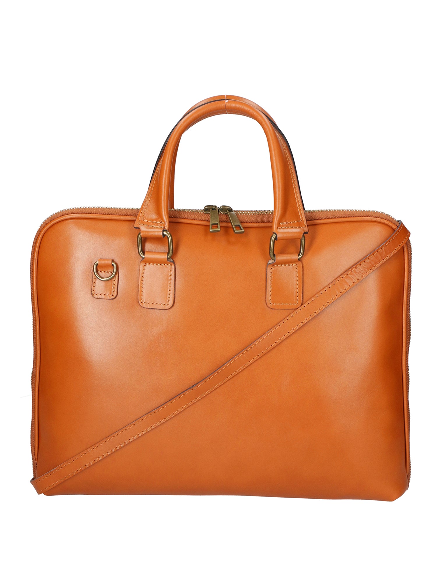 Fabiana Borsa a mano unisex Vera pelle 9033-CUOIO COGNAC Gave Lux