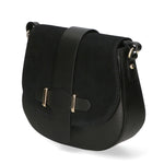 Carola Borsa a tracolla da donna Vera pelle 10036-P218 NERO Gave Lux