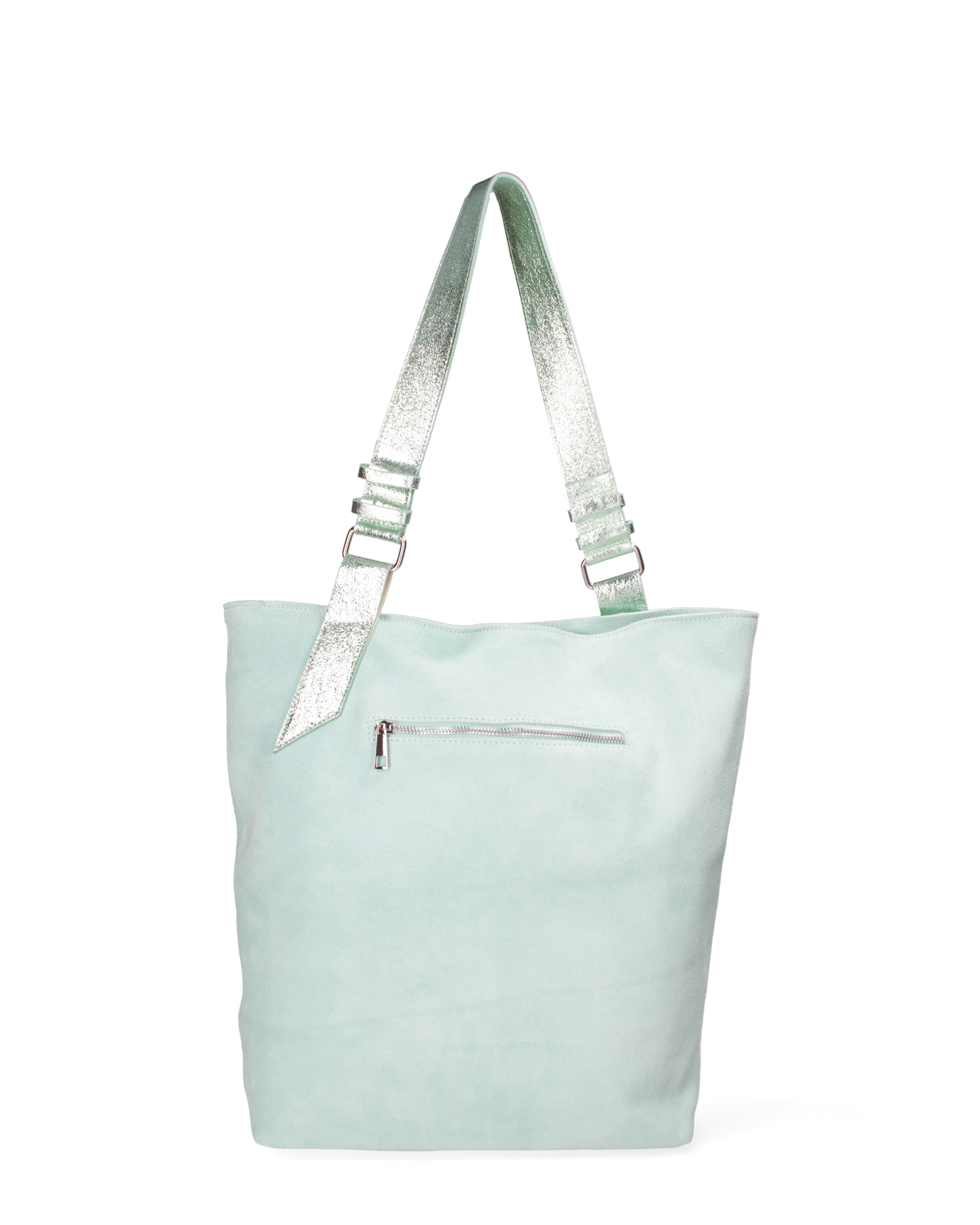 Borsa a spalla da donna Vera pelle 07312-D42 CIELO+L034 Roberta Rossi