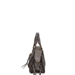 Erisia Borsa a spalla da donna Vera pelle 06091-042 GRIGIO SCURO Gave Lux