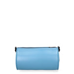 Borsa a tracolla da donna 100% Pvc FLAT-ANONA-SUGAR BLUE - BLACK Marc Ellis