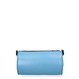Borsa a tracolla da donna 100% Pvc FLAT-ANONA-SUGAR BLUE - BLACK Marc Ellis